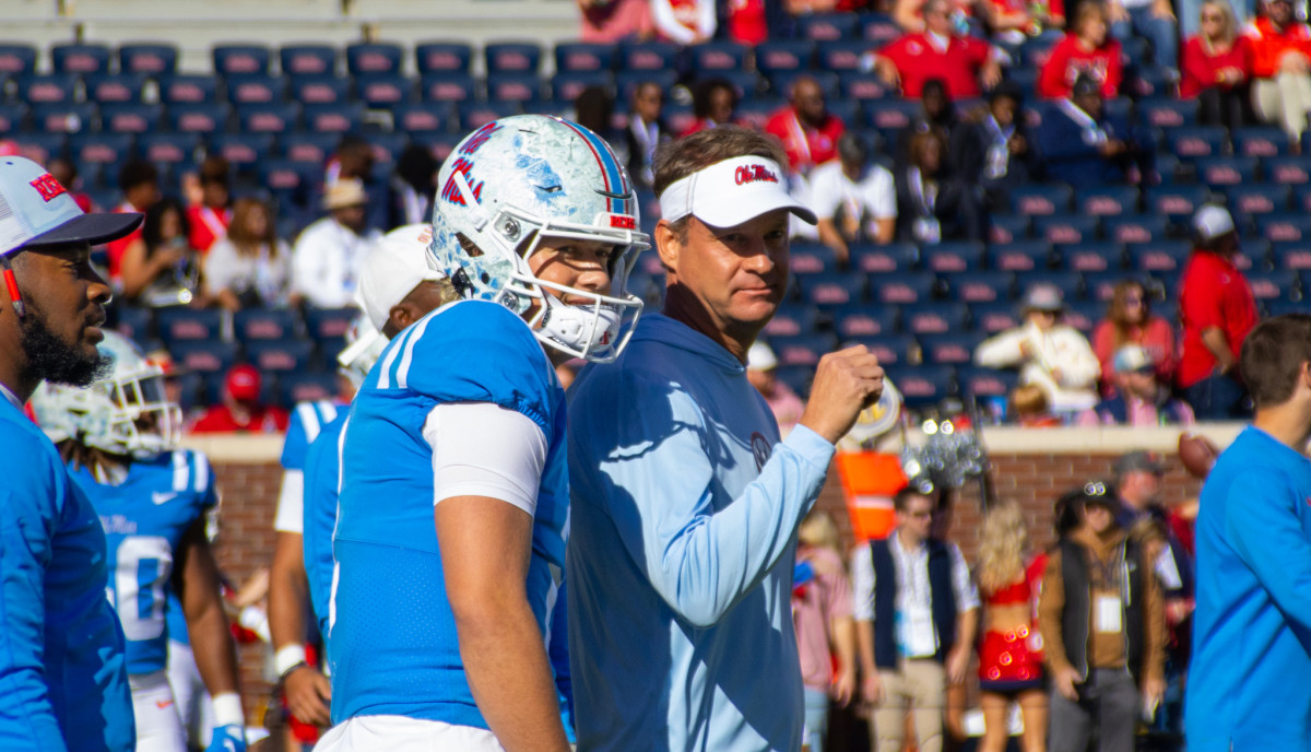 Jaxson Dart and Lane Kiffin